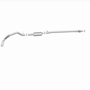 Ford Ranger Performance Exhaust - Single Passenger Side Rear - Magnaflow - Cat Back - Polished Stainless Steel - `19-`23