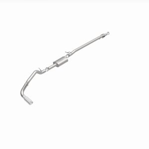 Ford Ranger Performance Exhaust - Single Passenger Side Rear - Magnaflow - Cat Back - Polished Stainless Steel - `19-`23