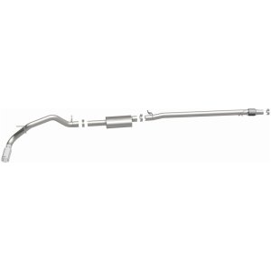 Ford Ranger Performance Exhaust - Single Passenger Side Rear - Magnaflow - Cat Back - Polished Stainless Steel - `19-`23