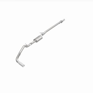 Ford Ranger Performance Exhaust - Single Passenger Side Rear - Magnaflow - Cat Back - Polished Stainless Steel - `19-`23