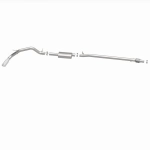 Ford Ranger Performance Exhaust - Single Passenger Side Rear - Magnaflow - Cat Back - Polished Stainless Steel - `19-`23