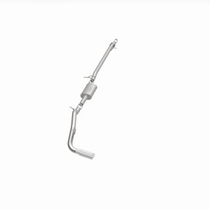 Ford Ranger Performance Exhaust - Single Passenger Side Rear - Magnaflow - Cat Back - Polished Stainless Steel - `19-`23