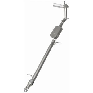 Ford Ranger Performance Exhaust - Single Passenger Side Rear - Magnaflow - Cat Back - Polished Stainless Steel - `19-`23