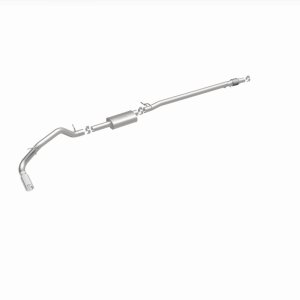 Ford Ranger Performance Exhaust - Single Passenger Side Rear - Magnaflow - Cat Back - Polished Stainless Steel - `19-`23