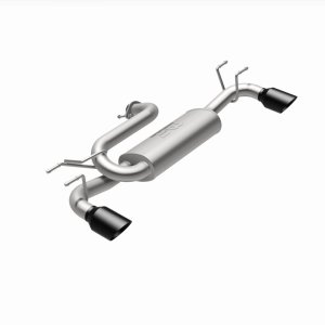 Mazda 3 Performance Exhaust - Rear - Magnaflow - Street Series Cat-Back - Black Chrome - `19-`24