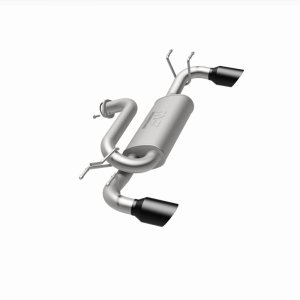 Mazda 3 Performance Exhaust - Rear - Magnaflow - Street Series Cat-Back - Black Chrome - `19-`24