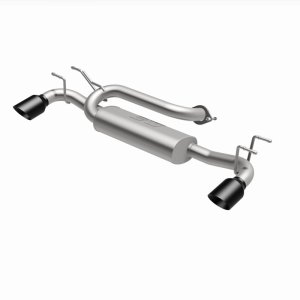 Mazda 3 Performance Exhaust - Rear - Magnaflow - Street Series Cat-Back - Black Chrome - `19-`24