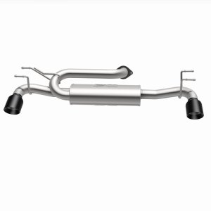 Mazda 3 Performance Exhaust - Rear - Magnaflow - Street Series Cat-Back - Black Chrome - `19-`24