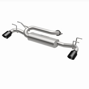 Mazda 3 Performance Exhaust - Rear - Magnaflow - Street Series Cat-Back - Black Chrome - `19-`24