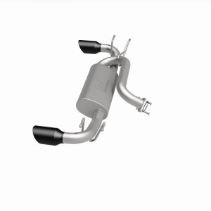 Mazda 3 Performance Exhaust - Rear - Magnaflow - Street Series Cat-Back - Black Chrome - `19-`24