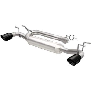 Mazda 3 Performance Exhaust - Rear - Magnaflow - Street Series Cat-Back - Black Chrome - `19-`24