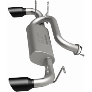 Mazda 3 Performance Exhaust - Rear - Magnaflow - Street Series Cat-Back - Black Chrome - `19-`24