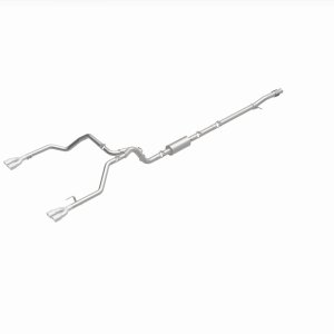 Chevrolet Silverado 1500 Performance Exhaust - Rear - Magnaflow - Cat Back Quad Split Rear Exit - Polished - 2019