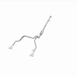 Chevrolet Silverado 1500 Performance Exhaust - Rear - Magnaflow - Cat Back Quad Split Rear Exit - Polished - 2019