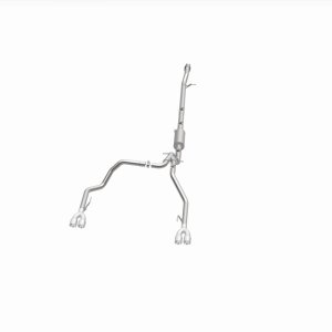 Chevrolet Silverado 1500 Performance Exhaust - Rear - Magnaflow - Cat Back Quad Split Rear Exit - Polished - 2019