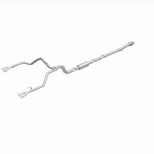 Chevrolet Silverado 1500 Performance Exhaust - Quad Split Rear - Magnaflow - Street Series Cat Back - Polished - 2019