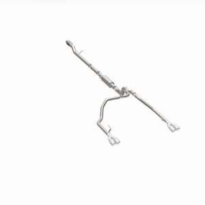 Chevrolet Silverado 1500 Performance Exhaust - Quad Split Rear - Magnaflow - Street Series Cat Back - Polished - 2019