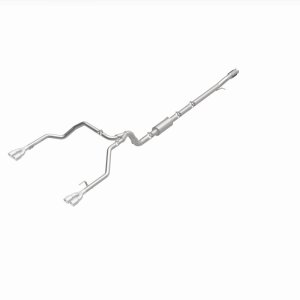 Chevrolet Silverado 1500 Performance Exhaust - Quad Split Rear - Magnaflow - Street Series Cat Back - Polished - 2019