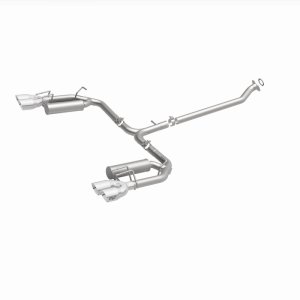 Toyota Camry Performance Exhaust - Rear - Magnaflow - Cat Back, Street Series, Quad Tips - Polished - `18-`24