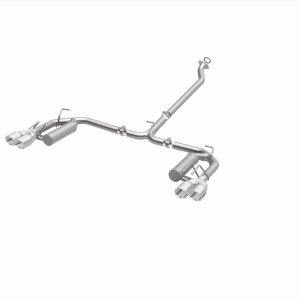 Toyota Camry Performance Exhaust - Rear - Magnaflow - Cat Back, Street Series, Quad Tips - Polished - `18-`24