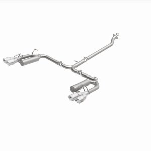 Toyota Camry Performance Exhaust - Rear - Magnaflow - Cat Back, Street Series, Quad Tips - Polished - `18-`24