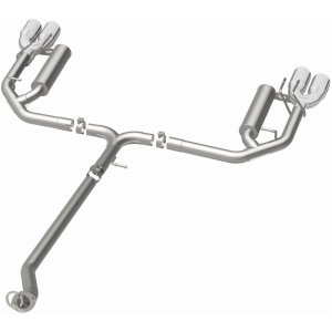 Toyota Camry Performance Exhaust - Rear - Magnaflow - Cat Back, Street Series, Quad Tips - Polished - `18-`24