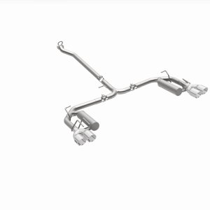 Toyota Camry Performance Exhaust - Rear - Magnaflow - Cat Back, Street Series, Quad Tips - Polished - `18-`24