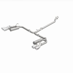 Toyota Camry Performance Exhaust - Rear - Magnaflow - Cat Back, Street Series, Quad Tips - Polished - `18-`24