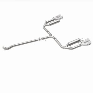 Toyota Camry Performance Exhaust - Rear - Magnaflow - Cat Back, Street Series, Quad Tips - Polished - `18-`24
