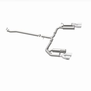 Toyota Camry Performance Exhaust - Rear - Magnaflow - Cat Back, Street Series, Quad Tips - Polished - `18-`24