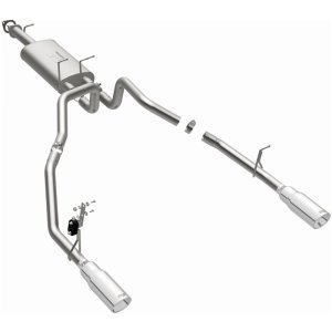 Ram 1500 Performance Exhaust - Rear - Magnaflow - Street Series Cat-Back Dual Rear Exit - Polished - `19-`25