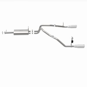 Ram 1500 Performance Exhaust - Rear - Magnaflow - Street Series Cat-Back Dual Rear Exit - Polished - `19-`25