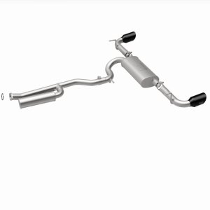 Toyota RAV4 Performance Exhaust - Rear - Magnaflow - Street Series Cat-Back Dual Rear Exit - Black - `19-`23