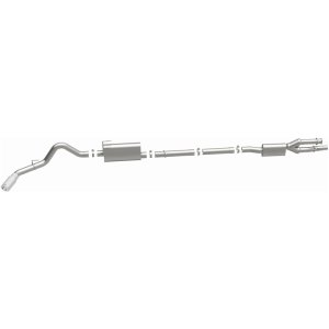 Ford F250 Performance Exhaust - Rear Passenger Exit - Magnaflow - Street Series Cat-Back - Polished - `20-`25