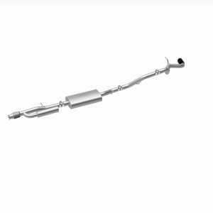 Chevrolet Tahoe Performance Exhaust - Single Passenger Side Rear Exit - Magnaflow - Street Series, Cat-Back, No Drone Technology, Stainless Steel with Black Chromed Tip - Black - `21-`25
