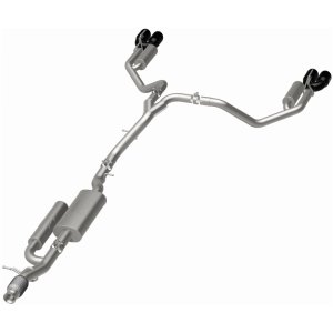 Chevrolet Tahoe Performance Exhaust - Magnaflow - Street Series Cat-Back - Black Chrome - `21-`25