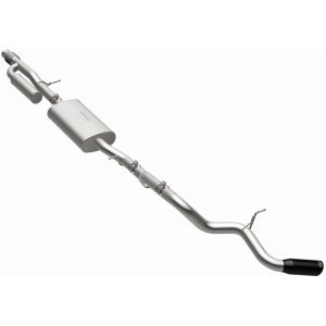 Chevrolet Suburban Performance Exhaust - Single Rear Exit - Magnaflow - Street Series Cat-Back - Black Chrome - `21-`25