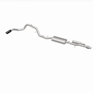 GMC Yukon XL Performance Exhaust - Single Rear Exit - Magnaflow - Street Series Cat-Back - Black Chrome - `21-`25