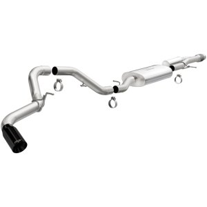 GMC Yukon XL Performance Exhaust - Single Rear Exit - Magnaflow - Street Series Cat-Back - Black Chrome - `21-`25