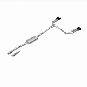 GMC Yukon XL Performance Exhaust - Magnaflow - Street Series Cat-Back - Black Chrome - `21-`25