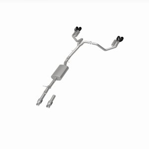 GMC Yukon XL Performance Exhaust - Magnaflow - Street Series Cat-Back - Black Chrome - `21-`25