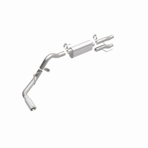 Ford F-150 Performance Exhaust - Passenger-side exit - Magnaflow - Street Series Cat-Back - Polished - `15-`25