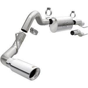 Ford F-150 Performance Exhaust - Passenger-side exit - Magnaflow - Street Series Cat-Back - Polished - `15-`25