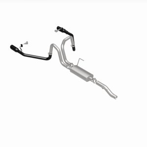 Ford F-150 Performance Exhaust - Dual-Split Rear Exit - Magnaflow - Street Series Cat-Back - Black - `21-`25