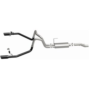 Ford F-150 Performance Exhaust - Dual-Split Rear Exit - Magnaflow - Street Series Cat-Back - Black - `21-`25
