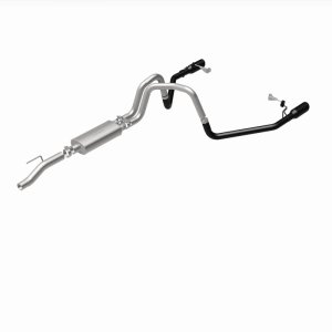 Ford F-150 Performance Exhaust - Dual-Split Rear Exit - Magnaflow - Street Series Cat-Back - Black - `21-`25