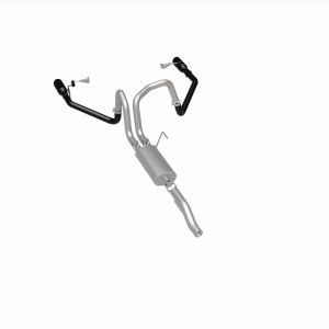 Ford F-150 Performance Exhaust - Dual-Split Rear Exit - Magnaflow - Street Series Cat-Back - Black - `21-`25