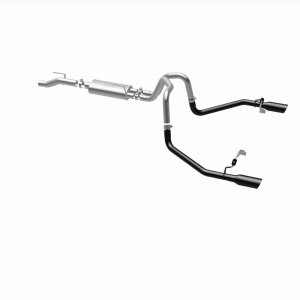 Ford F-150 Performance Exhaust - Dual-Split Rear Exit - Magnaflow - Street Series Cat-Back - Black - `21-`25