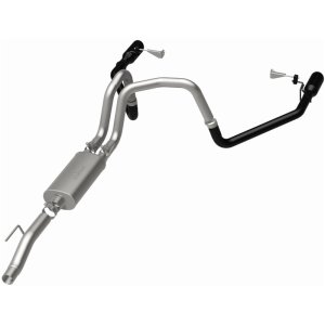 Ford F-150 Performance Exhaust - Dual-Split Rear Exit - Magnaflow - Street Series Cat-Back - Black - `21-`25
