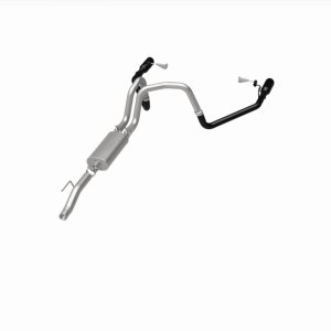 Ford F-150 Performance Exhaust - Dual-Split Rear Exit - Magnaflow - Street Series Cat-Back - Black - `21-`25